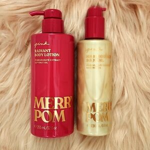 Brand New PINK Victoria's Secret Body Lotion & Body Oil Set- 2CT.
